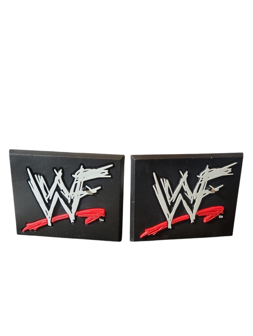 (2) 1998 Jakks WWF Stand Base For Wrestling Action Figure Vintage Collectible